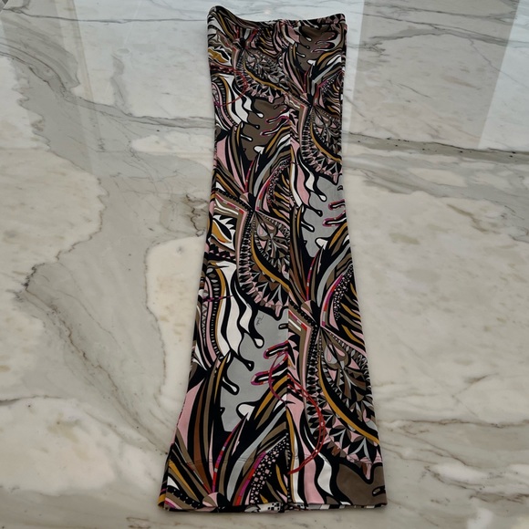 EMILIO PUCCI BROWN PINK GRASSHOPPER PANTS MODEL 61RT76 SIZE IT 42 / US 8 - Picture 7 of 17